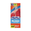 225-PACK OF Bag Plastic Hefty 1-Gallon Slider Freezer Storage Bags - 10.56 x 11 Inches, 225 Count, Clear Plastic for Easy Organization