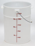 1 EA-PACK OF PAIL FOOD W/BAIL & DRILL HOLE