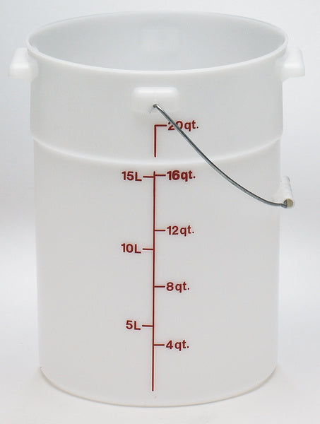 1 EA-PACK OF PAIL FOOD W/BAIL & DRILL HOLE
