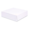 250-PACK OF Container Food SCT 1553 White Bakery Boxes - 9x9x2.5 Inches - 250 Count - Perfect for Cakes and Cookies