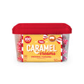 6-PACK OF Caramel Creams Square Tub 100 Pieces Caramel Creams, 6 - 100 Cnt