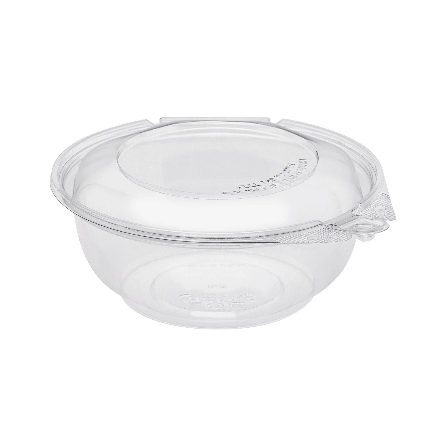 240-PACK OF Bowl Food Karat 240 sets 24 oz Disposable Tamper Resistant Hinged Salad Bowls | PET