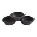 500-PACK OF BOWL PLAS BLK RND MICROWVBL