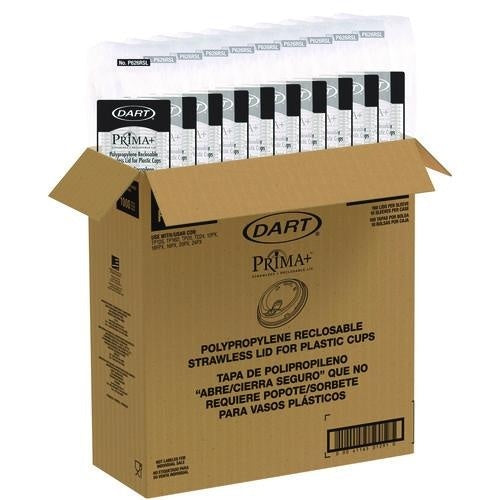 1000-PACK OF LID PLASTIC CLEAR STRAWLESS