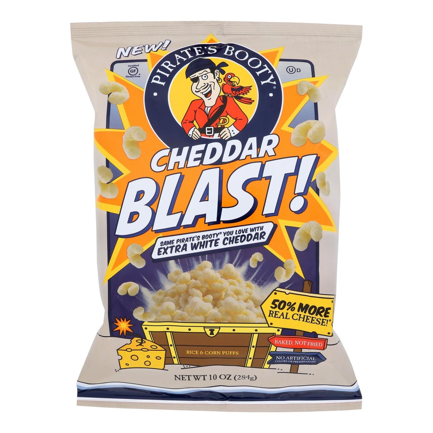 6-PACK OF SNACK PUFF CHEDDAR BLAST