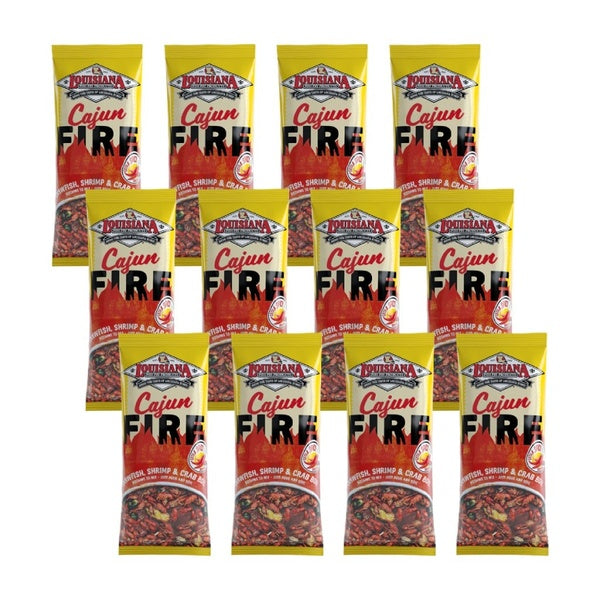 12-PACK OF Seasoning Seafood Boil Cajun Fire Louisiana Fish Fry 14 oz