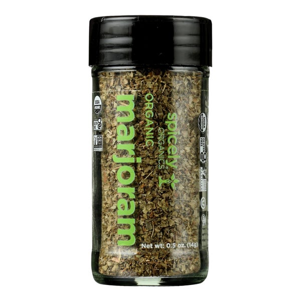 3-PACK OF Spice Marjoram Whole Organic Spicely Organics 0.5 oz