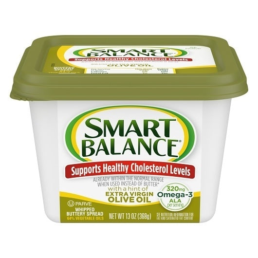 6-PACK OF Extra Virgin Olive Oil Buttery Spread Smart Balance, 6 - 13 Oz