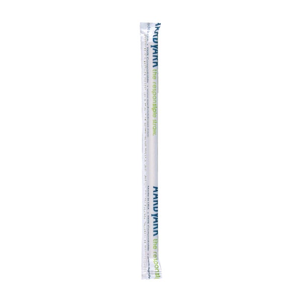 3200-PACK OF STRAW PAPER WRPD BLK JMB 5.75