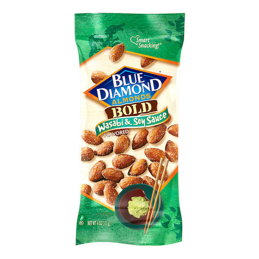 72-PACK OF Wasabi & Soy Sauce Blue Diamond, 6 - 12 - 4 Oz