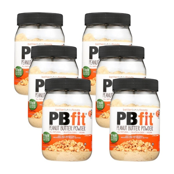 6-PACK OF Peanut Butter Powder Coconut Sugar Pb Fit 8 oz