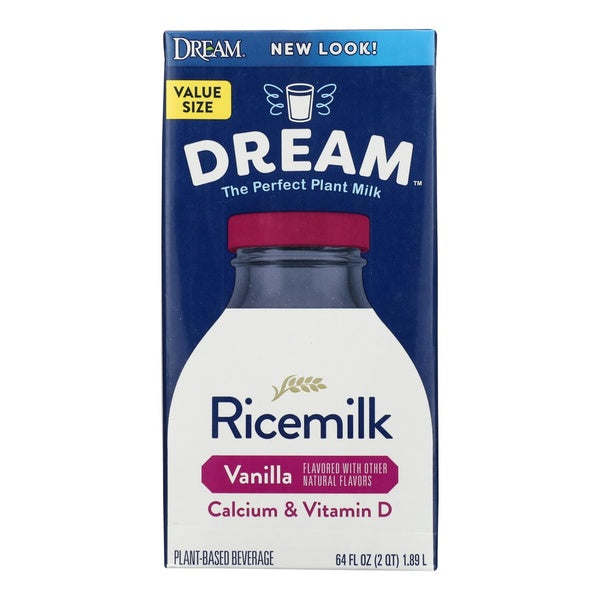8-PACK OF Milk Rice Vanilla Rice Dream 64 fz