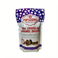 12-PACK OF Popcorn Caramel Dark Chocolate Drizzle 9oz Resealable Pouch, Popsations Popcorn