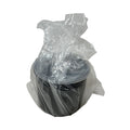3 CT-PACK OF CROCK PLAS BLK W/LID 2.7QT
