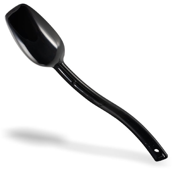 10IN-PACK OF SPOON SOLID PLAS BLACK .8 OZ