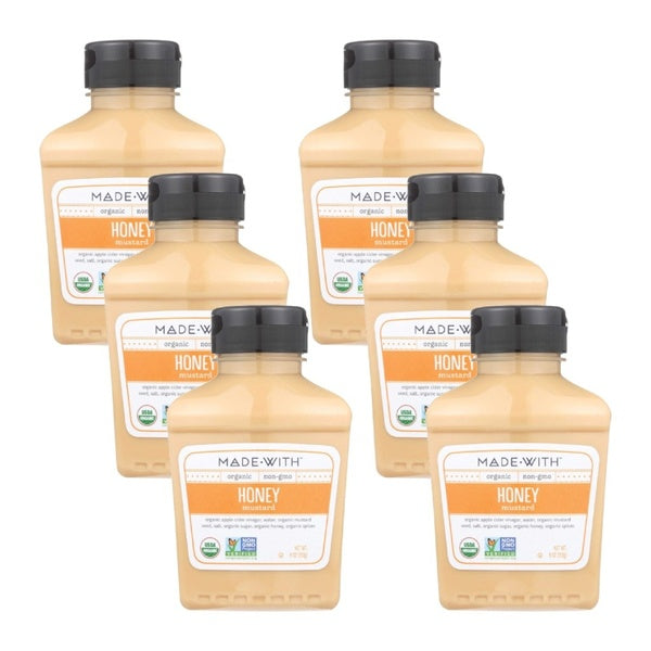 6-PACK OF Mustard Honey Organic Made With 9 oz