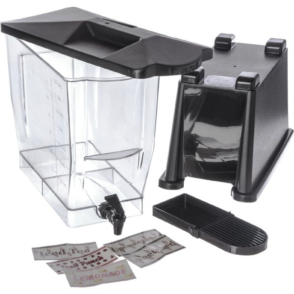 3 GAL-PACK OF DISPENSER BEV SINGLE BLK BASE