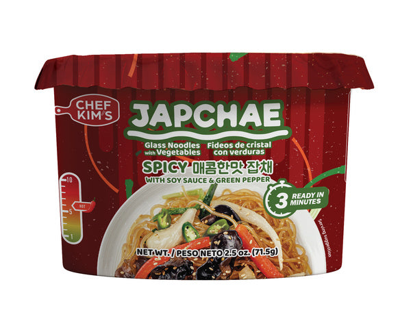 6-PACK OF Chef Kim's Japchae, Spicy, 6/2.5 oz.