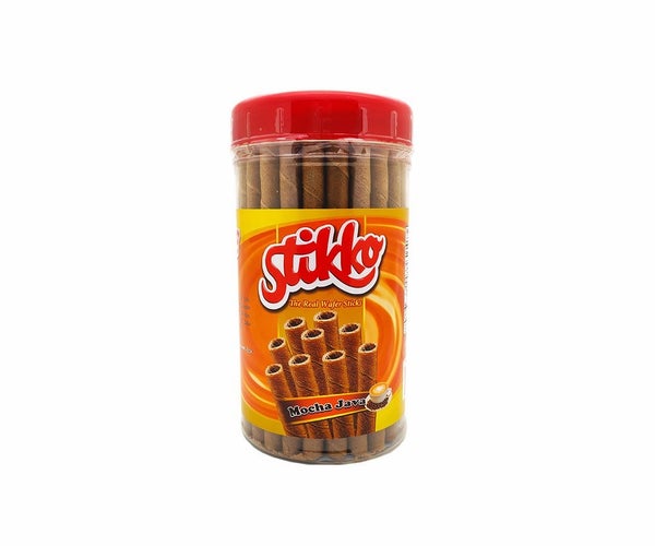 12-PACK OF Cookie Wafer Sticks Mocha Java, Stikko, Takari International