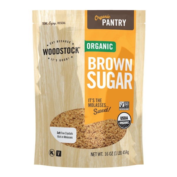 12-PACK OF Sugar Brown Organic Woodstock 16 oz