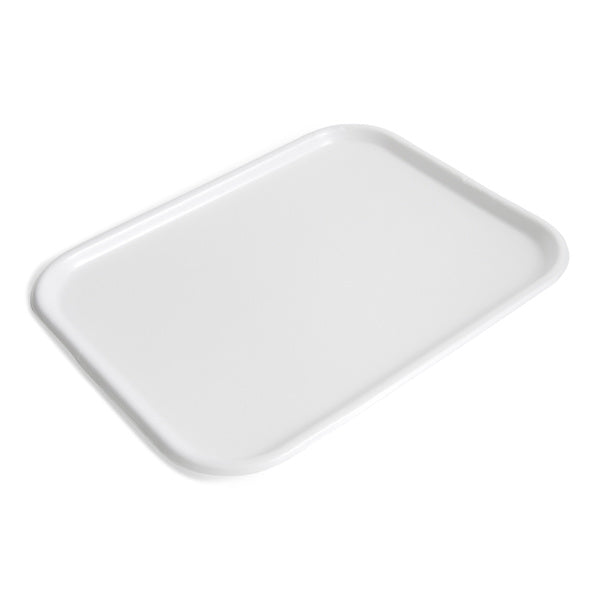 100-PACK OF TRAY FOAM LAM WHITE SERVING