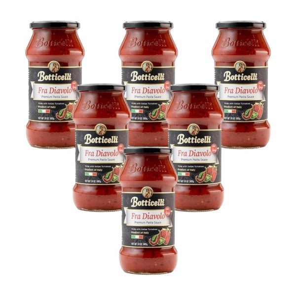 6-PACK OF Sauce Diavolo Botticelli Food 24 oz
