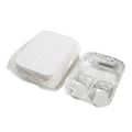 200-PACK OF PAN FOIL 3COMP OBLONG/BRD LID