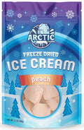 12-PACK OF Candy, Freeze Dried Ice Cream - Peach, Arctic Farms