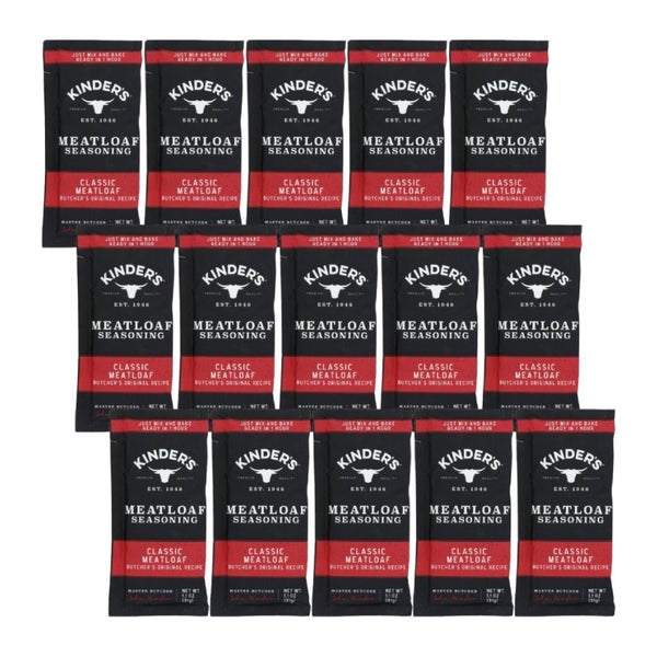 15-PACK OF Seasoning Meatloaf Kinders 1.1 oz