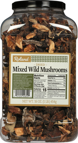 1-PACK OF MUSHROOM WILD FOREST DRIED