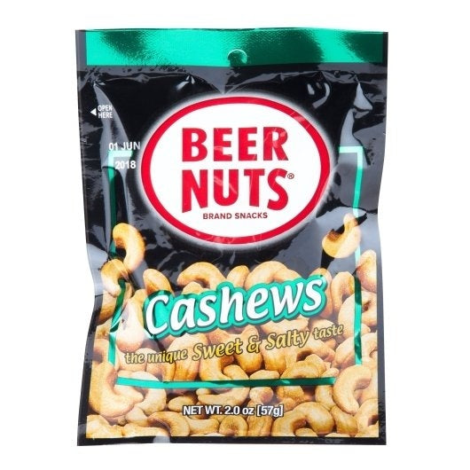 48-PACK OF Sweet And Salty Cashew Beer Nut, 4 - 12 - 2 Oz