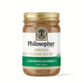12-PACK OF Almond Butter Sprouted Crunchy Alchemy 16oz, Philosopher Foods