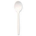 1000-PACK OF Cutlery Plastic Dixie Mediumweight Plastic Soup Spoons - 1000 Count - Durable White Cutlery for Catering and Events