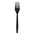 1000-PACK OF Boardwalk Heavyweight Polypropylene Forks - Black - 1000 Count Carton for Durable Dining Solutions