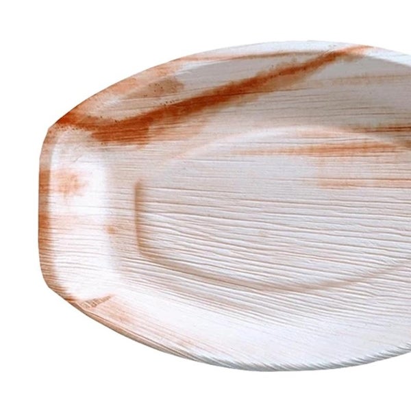 4-PACK OF Tray Disposable 9" x 13" Palm Leaf