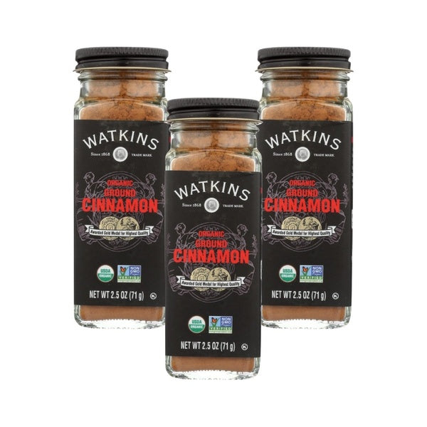 3-PACK OF Spice Cumin Grinder Organic Watkins & Co Dispble Bags 2.5 oz