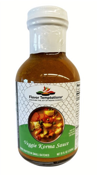 12-PACK OF Sauce Veggie Korma, Flavor Temptations