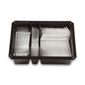 180-PACK OF Cutlery Plastic Dixie Clear Disposable Plastic Cutlery Combo Pack - Heavy-Weight Forks, Knives & Spoons - 180 Count