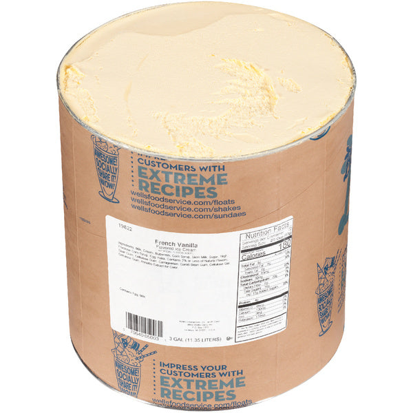 3 GAL-PACK OF ICE CREAM FRENCH VAN FZN