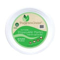 20-PACK OF PLATE PAPER BIOGREENCHOICE PFAS-FREE COMPOSTABLE FIBER MOLDED PLATE 10"