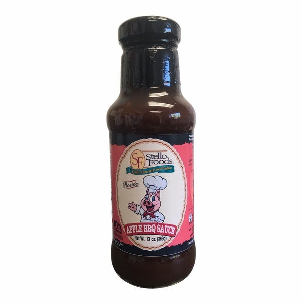 12-PACK OF Sauce BBQ Apple Rosie's, Stello Foods
