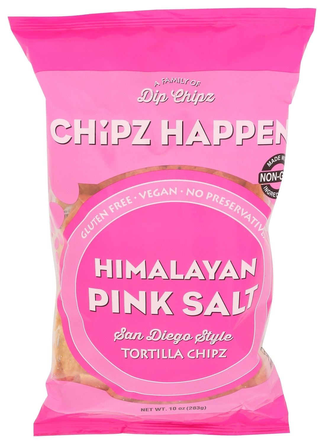 12-PACK OF SNACK CHIP TORTILLA, HIMALAYAN PINK SALT