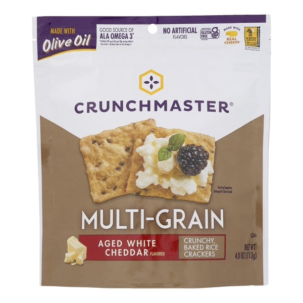 12-PACK OF CRACKER MULTIGRAIN AGED WHITE CHEDDAR