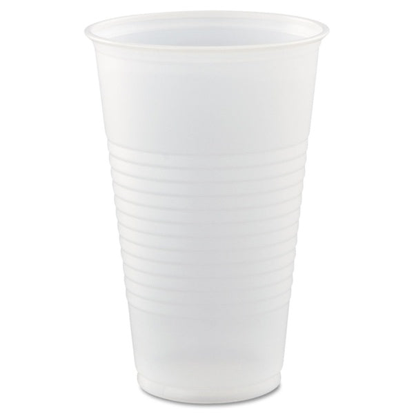 1000-PACK OF Cup Cold Dart Y16T 16 oz High-Impact Polystyrene Cold Cups - Durable Translucent Drinkware for Events (20 Sleeves per Carton)