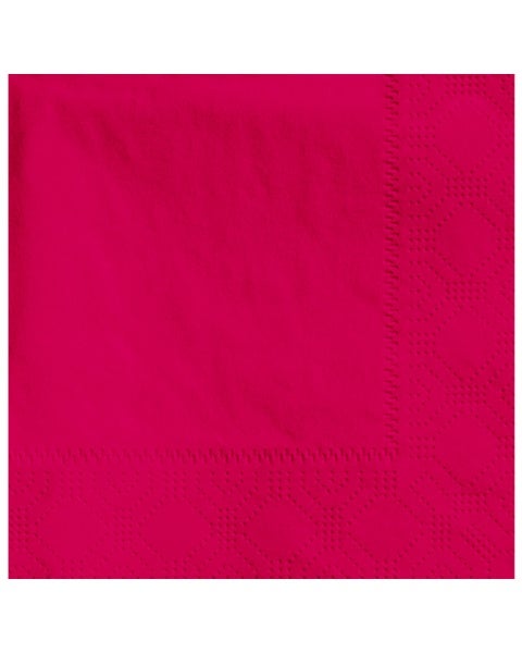 4-PACK OF NAPKIN BEV 9.5X9.5 2PLY RED