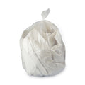 250-PACK OF Boardwalk Z6639HN GR1 High Density 33-Gallon Trash Can Liners - Natural Color - 250 Bags Total