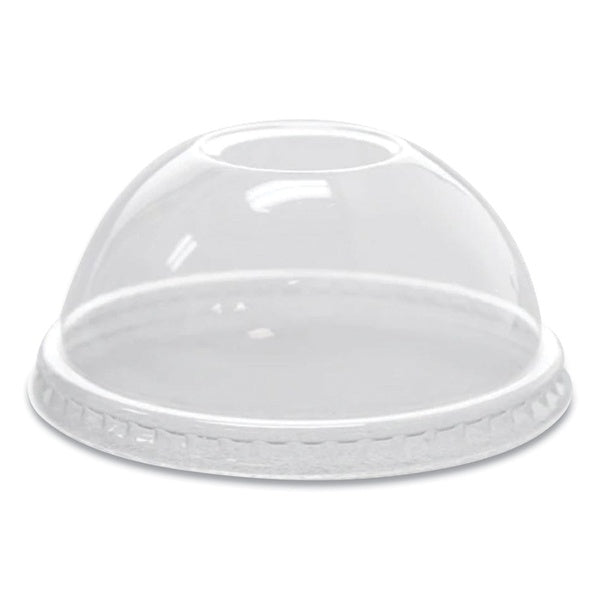 1000-PACK OF Lid Dome Karat C-KDL78 Clear PET Dome Lids for 8 oz to 10 oz Cold Cups -