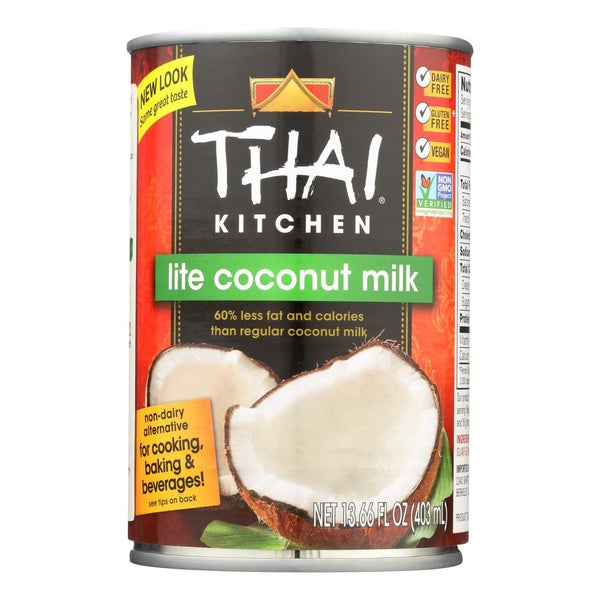 12-PACK OF Milk Coconut Lite Thai Kitchen 13.66 fz