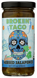 6-PACK OF PEPPER JALAPENO SWEET HERBED JALAPEÑOS 8 FLUID OUNCE - CASE OF 6