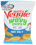 8-PACK OF SNACK VEGETABLE WAVY CHIPS, SEA SALT